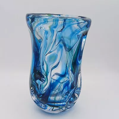 Buy Whitefriars Knobbly Glass Vase Scarce Colorway 7.5  Tall • 140£