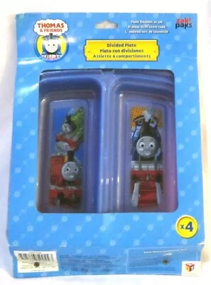 Buy Unisex Thomas The Train 4 Piece Divided Plates Set-brand New Factory Sealed! • 16.57£