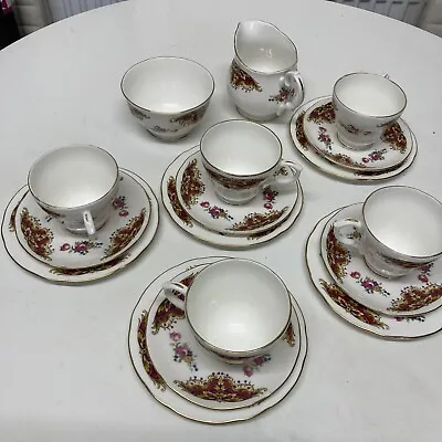 Buy Vintage Bone China  Duchess Bone China Coffee/Tea Set - 19 Pieces Floral • 35£