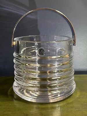 Buy Vintage Dartington Frank Thrower 24% Lead Crystal Clear Glass Ice Bucket • 55£
