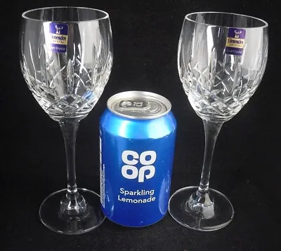 Buy Pair Of Gleneagles Crystal White Wine Glasses 7.25 H (with Labels) • 12.99£