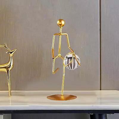 Buy Crystal Ball Figurines With Stand Ornaments For Table, Office, Bedroom • 7.31£