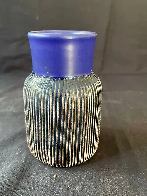 Buy Vintage ALDO LONDI BITOSSI Small Vase/Cache  Seta  SGRAFFITO Italian Pottery • 101.42£