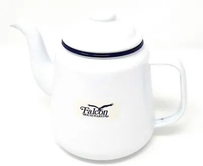 Buy Enamel Teapot With Handle & Lid 14CM, 1.5L Traditional Serving Teapot Coffee Pot • 24.73£