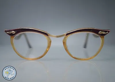 Buy CAT EYE GLASSES SUNGLASSES 1940's-50's GOLD FILLED FOR REGLAZING ROCKABILLY • 75£