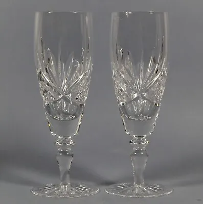 Buy Edinburgh Crystal, Stirling, 2 X Champagne Flutes, Glass, 16.4cm • 27.99£