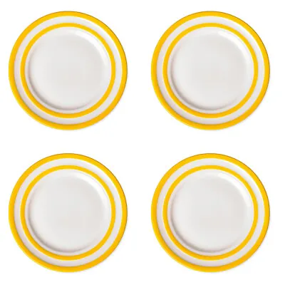 Buy NEW Cornishware Lunch Plate Set Yellow 25cm 4pce • 86.73£