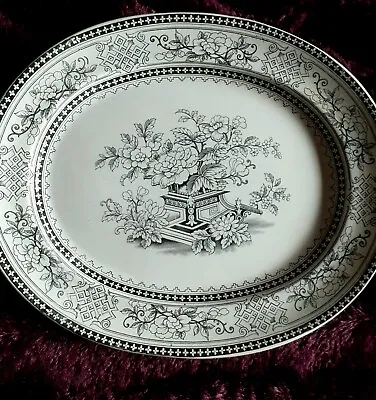 Buy Hammersley  Agra  Rare Antique China Large Serving Platter  • 19.99£