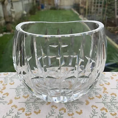 Buy Waterford Giftware Cut Crystal Glass Oval Vase Centerpiece • 25£