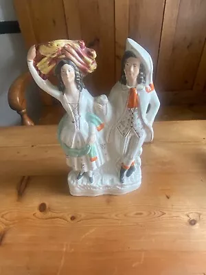 Buy Antique Victorian Staffordshire Couple • 35£