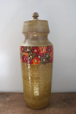 Buy Vintage Mid 20thC Italian Bitossi Netter Rosenthal Flower Art Pottery Jar • 377.20£