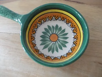 Buy Henriot Quimper Bowl Dish With Handle Hand Painted Sunflower • 20£