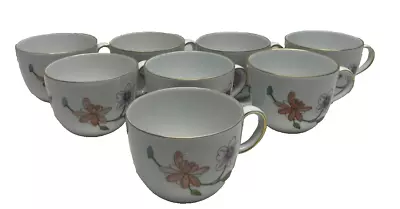 Buy Royal Worcester Porcelain   Astley  Cups ( C25), Porcelain, Set Of 8, Vintage • 5.99£