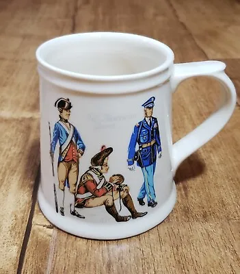 Buy Vintage HOLKHAM POTTERY Coffee Mug The American Guard Scene Cup 1976 ENGLAND • 23.93£