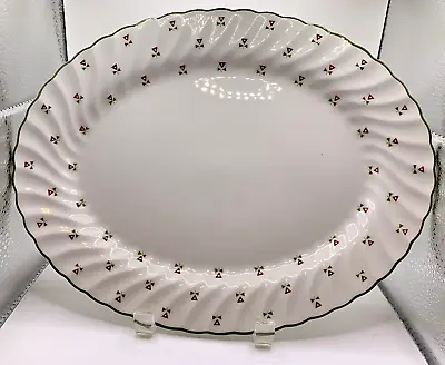 Buy Johnson Brothers Laura Ashley THISTLE Retired Pattern Oval Platter 11.75 Inch • 18.99£