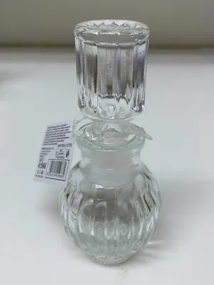 Buy Small Cut Glass Decanter  With Stopper 11cm • 4.80£
