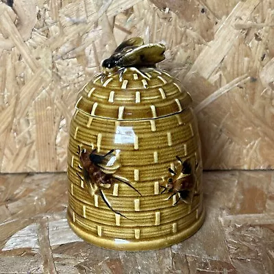 Buy Vintage Honeycomb Beehive Honey Jam Condiment Pot With Bee On Lid 11cm • 4.99£