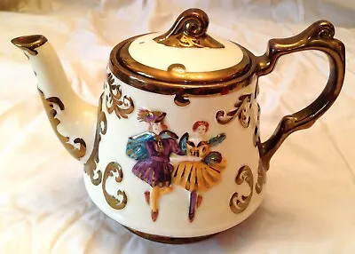 Buy Vintage 1950's Wade Festival England Gold Teapot • 16.99£