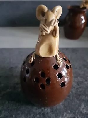 Buy David Cleverly Peering Mouse Pottery. Haytown Pottery Devon. Used For Display. • 15£