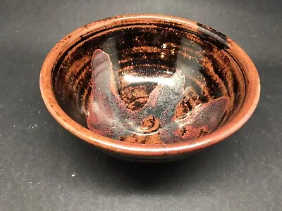Buy Paul Green Abbey Studio Pottery Tenmoku Glaze Bowl 14.5 Cm Diameter (Or494) • 17.50£