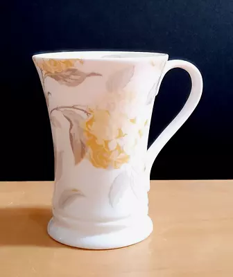 Buy Laura Ashley Yellow Hydrangea Floral Fine Bone China Cup • 10£