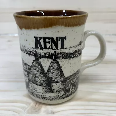 Buy The Welsh Beaker Company Kent Coffee Cup Mug With Map Wales Vintage • 19.84£