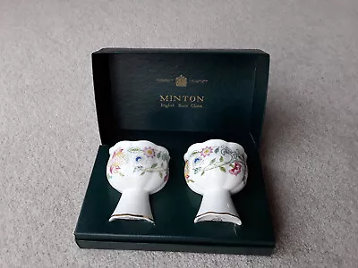 Buy Minton, Haddon Hall, Candle Holders With Box. • 5£