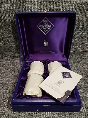 Buy Edinburgh Crystal Whisky Glasses Millennium Cut Edition Rare Set Of 4 Boxed Mint • 149.99£