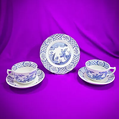 Buy Masons - Old Chelsea - Tea Cups & Saucers And A Side Plate • 7£