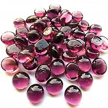 Buy 100 X Super Mini Glass Pebbles - Choice Of Colours (approx. 12mm, 4mm Thick) • 4.30£