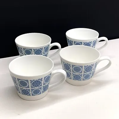 Buy 4 X Royal Tuscan Charade Fine Bone China Teacups Set • 17.99£