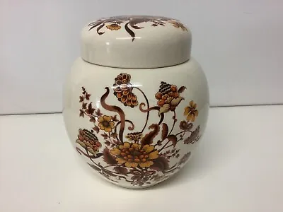Buy Vintage Sadler England Lidded Ginger Jar / Pot- Floral Design • 4£