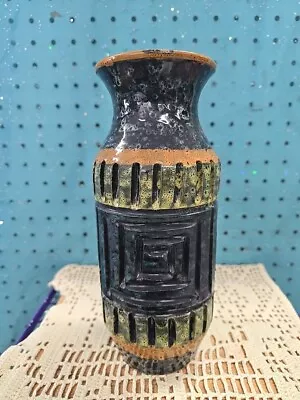 Buy Vintage Mid Century Modern  Bitossi Raymor Italian Sgraffito Lava Glaze Vase • 39.16£
