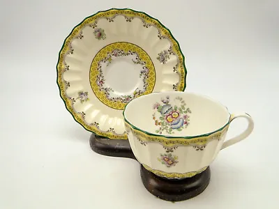 Buy Royal Worcester Willoughby Cup And Saucer Sets Z489 Hand Painted Bone China • 24£