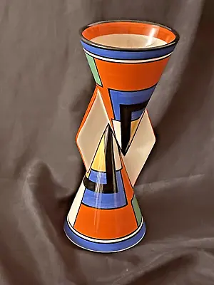 Buy Clarice Cliff Bizarre  Mondrian  Yo-yo Vase Great Stunning • 399.99£