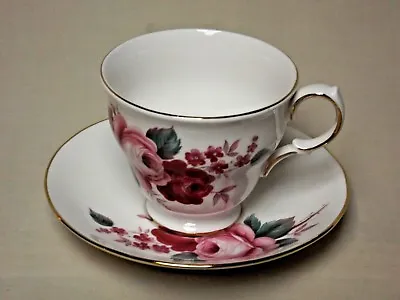 Buy Queen Anne Bone China Footed Tea Cup And Saucer Made In England F 57 4 • 30.69£