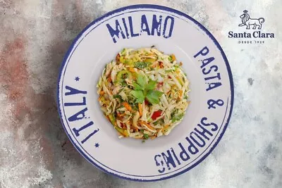 Buy 28cm Risotto Pasta Plates Bowls Stoneware Milano BLUE • 8.24£