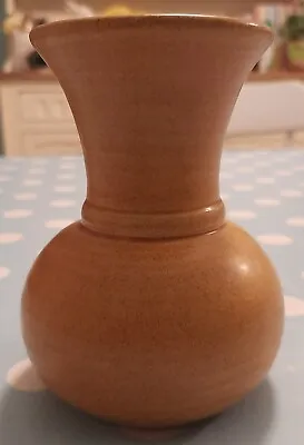 Buy Prinknash Pottery Vase Small Pale Brown Colour Prinknash Abbey Pottery Studio • 12£