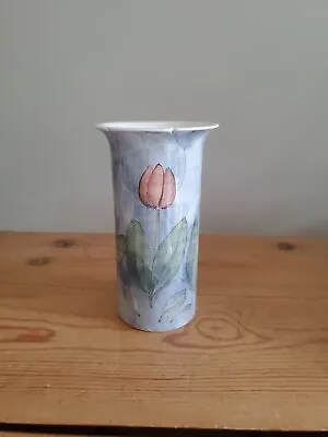 Buy Vintage Jersey Pottery Vase - Tulip Design Free Hand Painted 12cm X 7cm  • 5£
