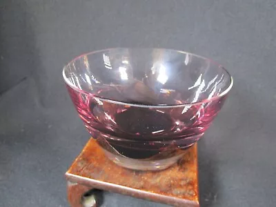 Buy Beautiful Caithness Pink  Crystal Glass Bowl • 9.97£