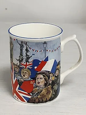 Buy Fenton China Company - V.E. Day 50th Anniversary Mug | Winston Churchill (blb2) • 4.90£