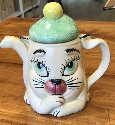 Buy Cat P&k Unique Pottery Cat Teapot Made In England • 30£