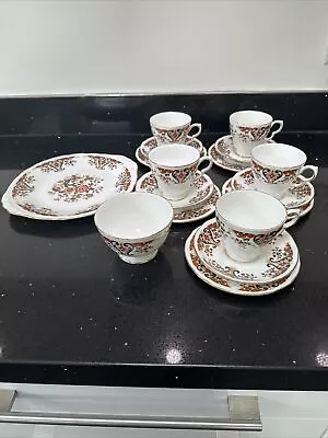 Buy Vintage Colclough Bone China Tea Set Cups & Saucers, Plate , Jug, Side Plates • 27.99£