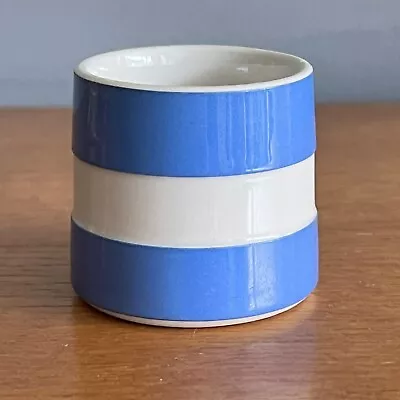 Buy Vintage Cornishware T G Green Egg Cup Blue And White Striped • 7.50£