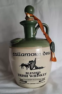 Buy Vintage Tullamore Dew Uisge Baugh Irish Whiskey Stoneware Jug Dublin Ireland • 20£