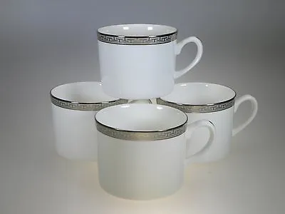 Buy Royal Worcester Corinth Platinum Set Of 4 Cups NEW Made In England • 25.89£