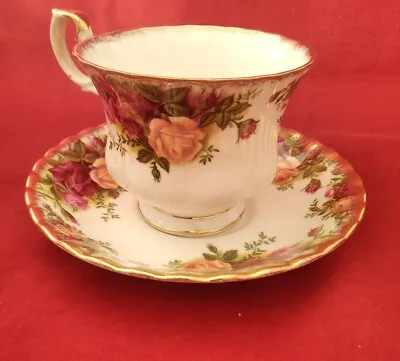 Buy Vintage Royal Albert Old Country Roses Bone China Cup & Saucer • 10£