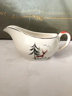 Buy 1950's ALFRED MEAKIN RED DEER ENCHANTED MAGIC FOREST GRAVY BOAT JUG • 25£