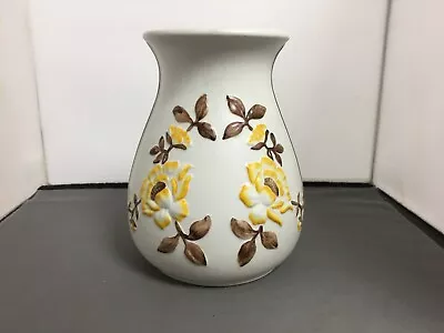 Buy Vintage Radford Pottery Vase - Floral Design • 11.70£