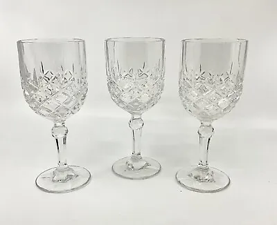 Buy Set Of 3 Lead Crystal Wine Glasses Sh32 • 12.99£